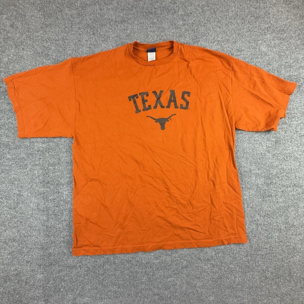 Texas Longhorns Shirt Mens‎ 2XL Orange NCAA Football Graphic Tee Champs Sports